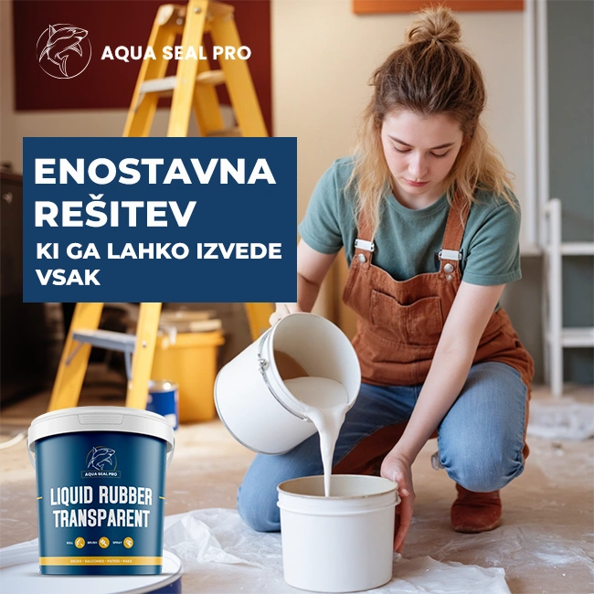 Vodoodporna tekoča guma proti zamakanju in vlagi – Aqua Seal Pro